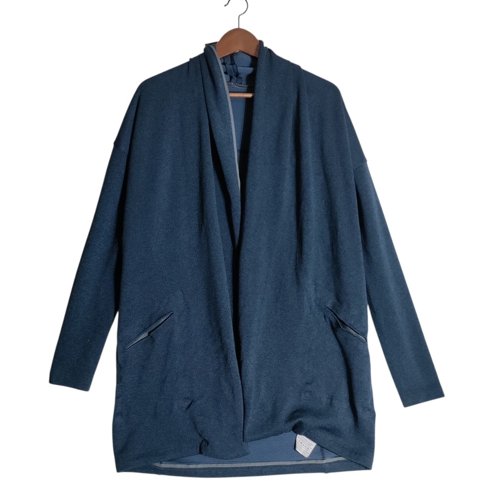 Arcterys Blue Open Front Cardigan Womans Size Medium